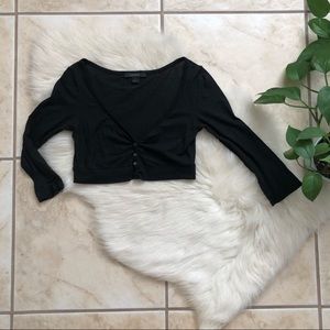 Express Cropped Cardigan